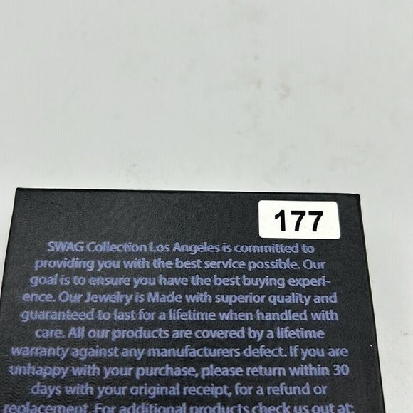 Swag Collection 18K Silver Cuban Link Necklace New in Box! - Picture 8 of 8